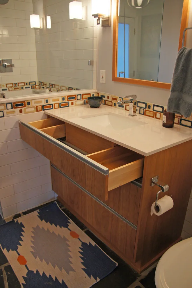 Modern Bathroom Renovation Project by Sophie Piesse Architect, PA - Photo 2