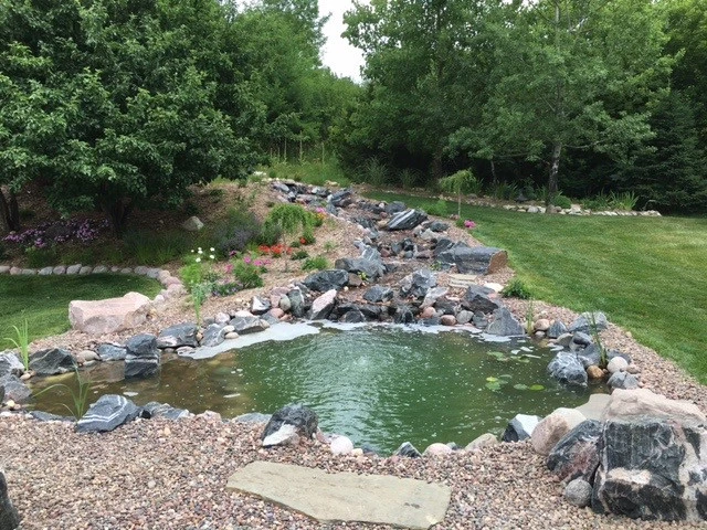 Existing Patio Transformation, Large Mosaic Dragonfly by Eco Harmony Landscape & Design, LLC. - Photo 12