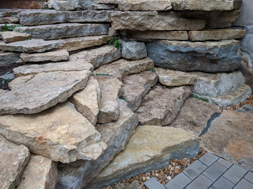 Backyard Natural Featuring Permeable Paver Solutions by Eco Harmony Landscape & Design, LLC. - Photo 8