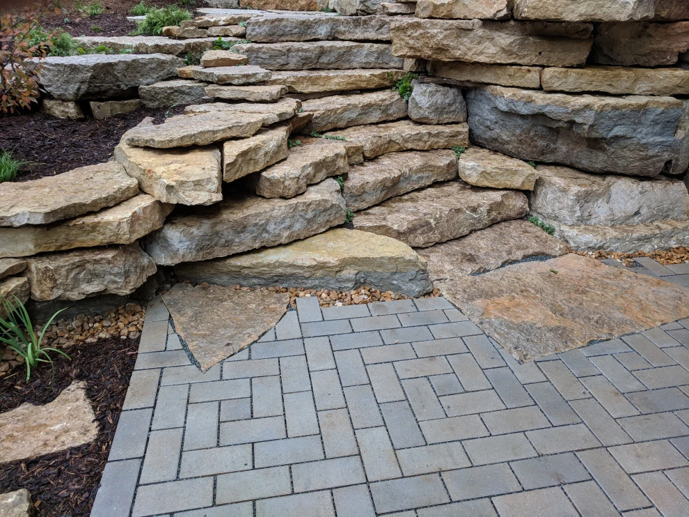 Backyard Natural Featuring Permeable Paver Solutions by Eco Harmony Landscape & Design, LLC. - Photo 7