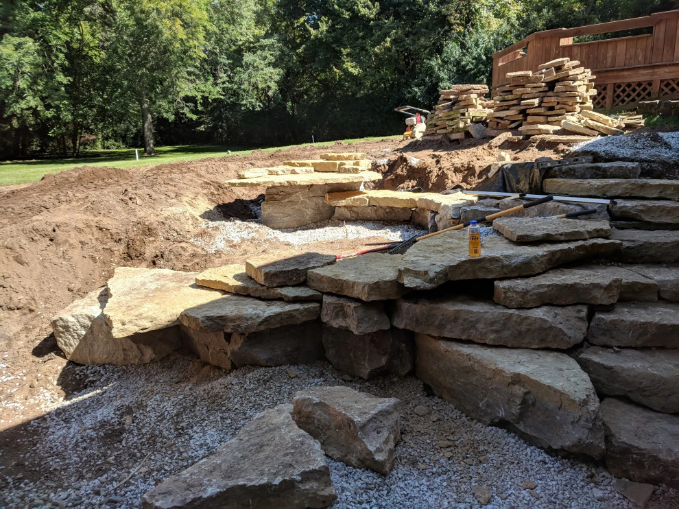 Backyard Natural Featuring Permeable Paver Solutions by Eco Harmony Landscape & Design, LLC. - Photo 13