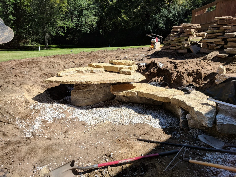Backyard Natural Featuring Permeable Paver Solutions by Eco Harmony Landscape & Design, LLC. - Photo 23