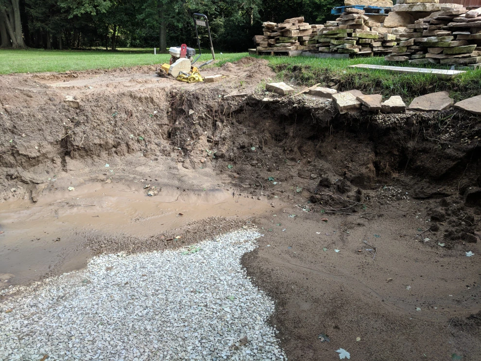 Backyard Natural Featuring Permeable Paver Solutions by Eco Harmony Landscape & Design, LLC. - Photo 3