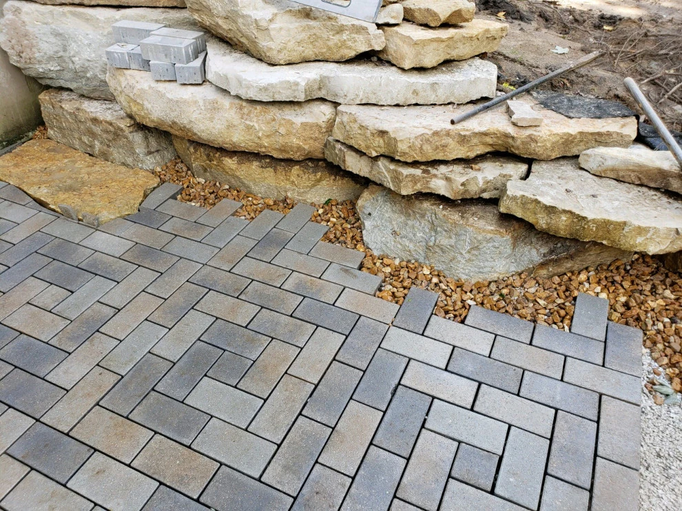 Backyard Natural Featuring Permeable Paver Solutions by Eco Harmony Landscape & Design, LLC. - Photo 4