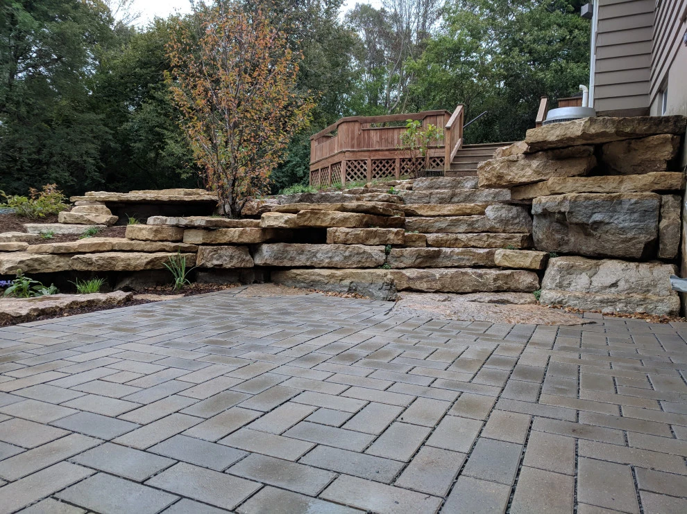 Backyard Natural Featuring Permeable Paver Solutions by Eco Harmony Landscape & Design, LLC. - Photo 24