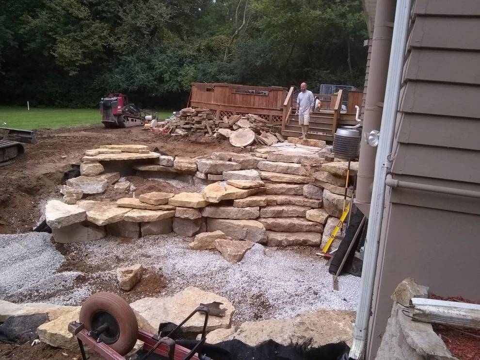Backyard Natural Featuring Permeable Paver Solutions by Eco Harmony Landscape & Design, LLC. - Photo 18
