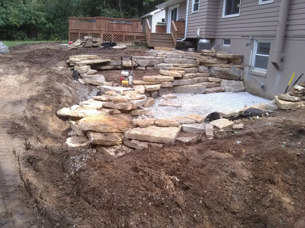 Backyard Natural Featuring Permeable Paver Solutions by Eco Harmony Landscape & Design, LLC. - Photo 14