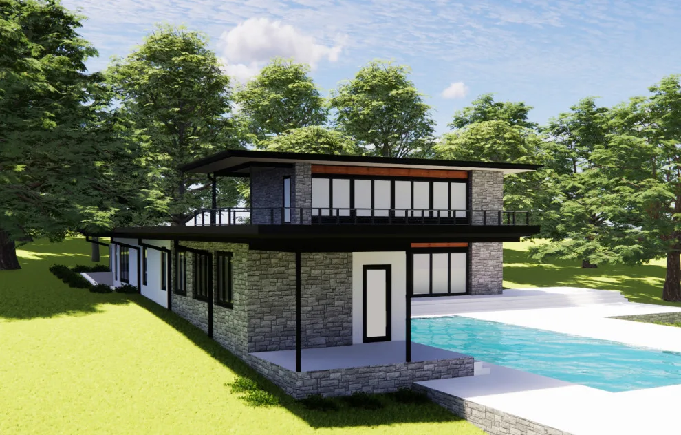 Contemporary Lodging House by Dawn Christine, Architect PLLC - Photo 12