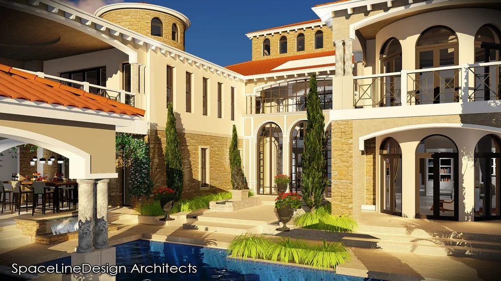 Contemporary Mediterranean Villa Design by Spacelinedesign Architects - Photo 9