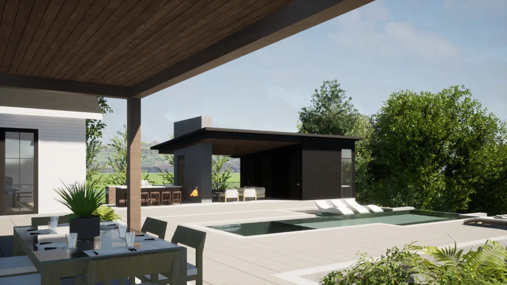 Contemporary Pool Cottage by Ario Studio - Photo 3