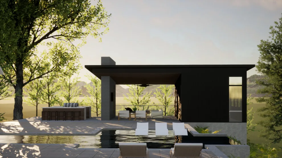 Contemporary Pool Cottage by Ario Studio - Photo 2