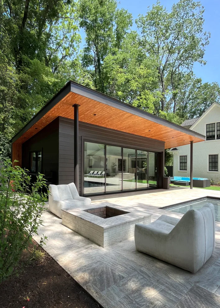 Contemporary Pool House by Cox Architecture And Design - Photo 2
