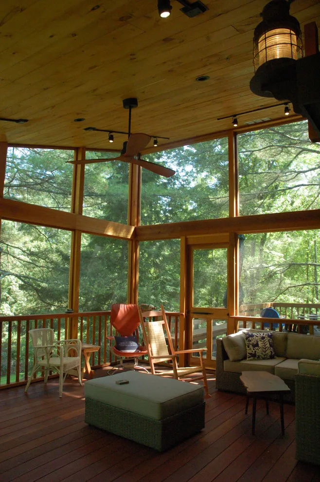 Modern Screened Porch Extension by Housatonic Architectural Services, LLC (closed) - Photo 2