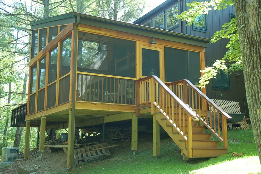 Modern Screened Porch Extension by Housatonic Architectural Services, LLC (closed) - Photo 4