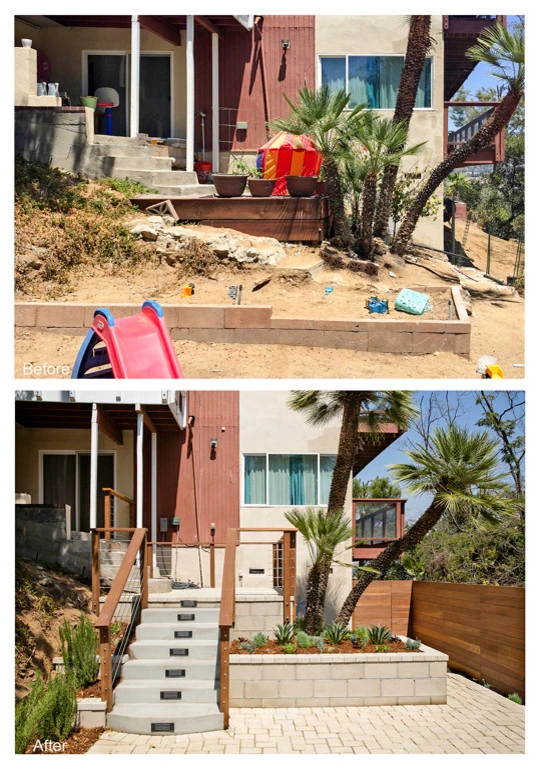 Before & After: Front & Backyard by Flores Artscape, Inc. - Photo 3