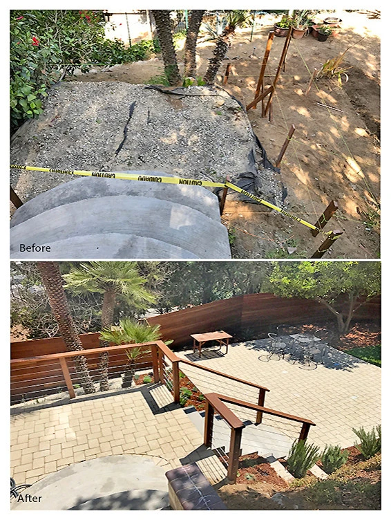 Before & After: Front & Backyard by Flores Artscape, Inc. - Photo 2