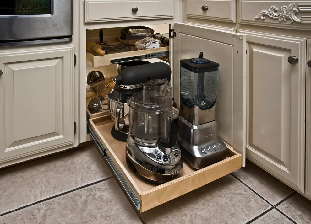 Corner Cabinet Solutions, Rotating Shelves & Glide Systems by ShelfGenie Of Columbus - Photo 22