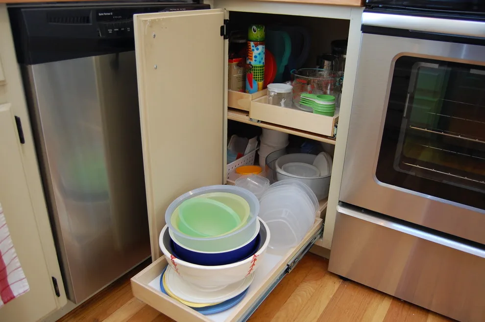 Corner Cabinet Solutions, Rotating Shelves & Glide Systems by ShelfGenie Of Columbus - Photo 3