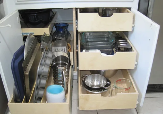 Corner Cabinet Solutions, Rotating Shelves & Glide Systems by ShelfGenie Of Columbus - Photo 20