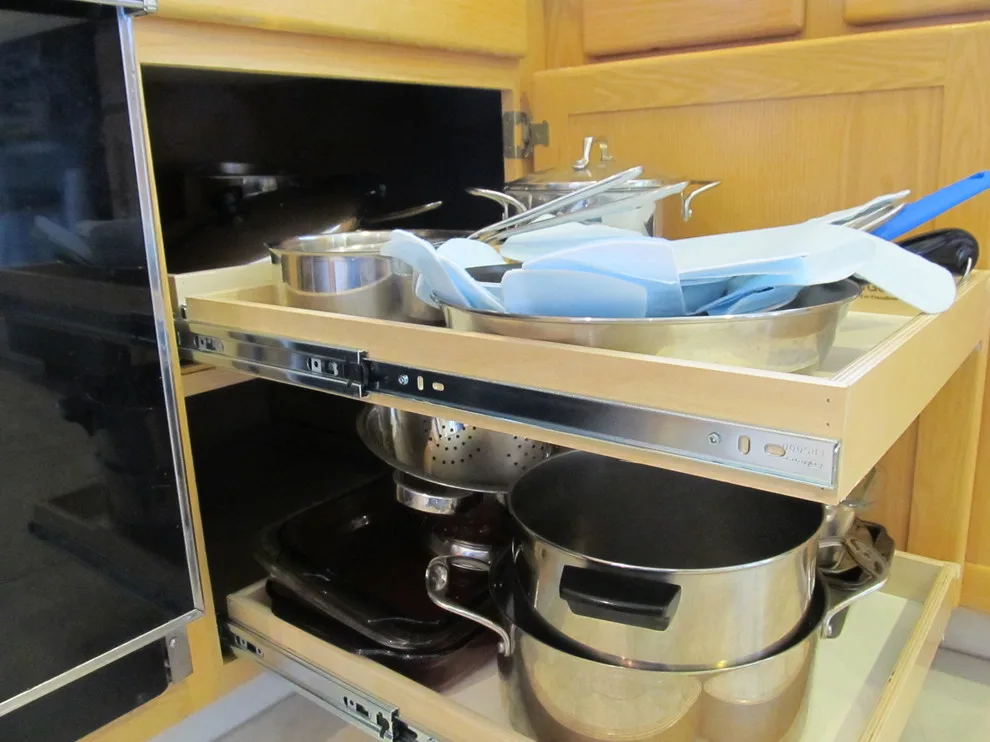 Corner Cabinet Solutions, Rotating Shelves & Glide Systems by ShelfGenie Of Columbus - Photo 23