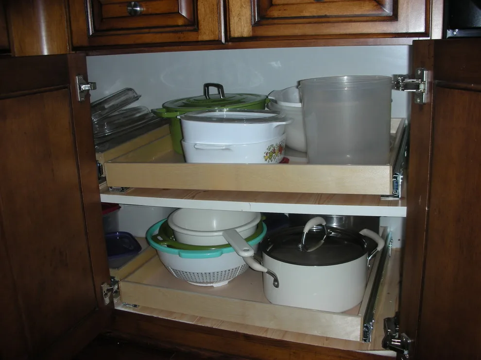 Corner Cabinet Solutions, Rotating Shelves & Glide Systems by ShelfGenie Of Columbus - Photo 7