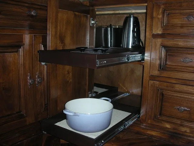 Corner Cabinet Solutions, Rotating Shelves & Glide Systems by ShelfGenie Of Columbus - Photo 10
