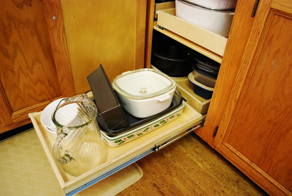 Corner Cabinet Solutions, Rotating Shelves & Glide Systems by ShelfGenie Of Columbus - Photo 29