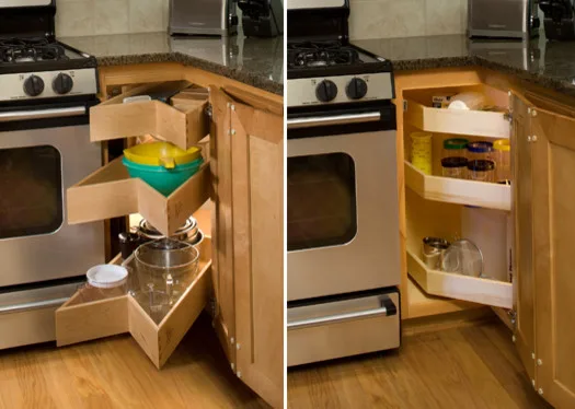 Corner Cabinet Solutions, Rotating Shelves & Glide Systems by ShelfGenie Of Columbus - Photo 9