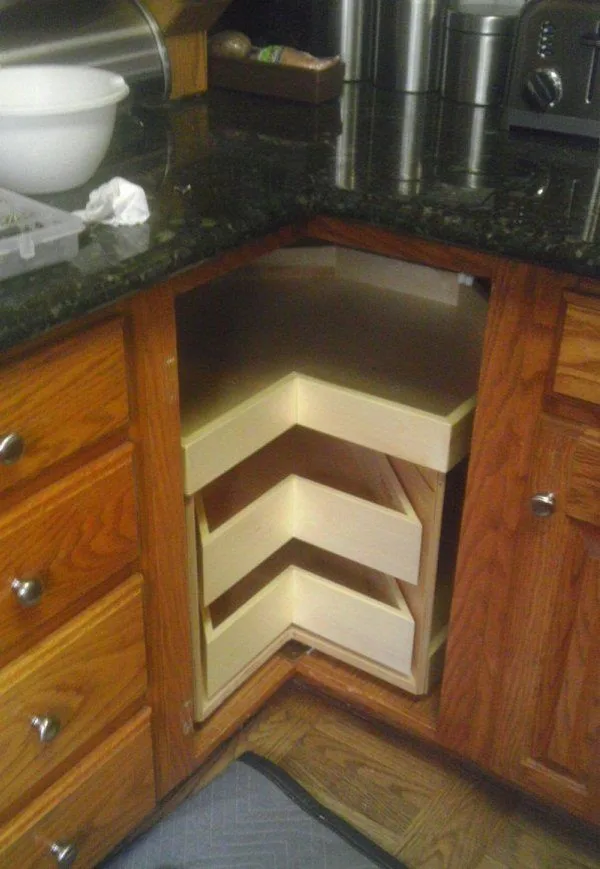 Corner Cabinet Solutions, Rotating Shelves & Glide Systems by ShelfGenie Of Columbus - Photo 27