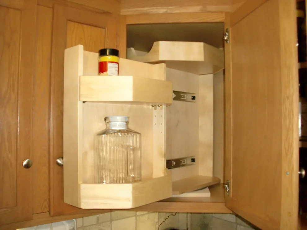 Corner Cabinet Solutions, Rotating Shelves & Glide Systems by ShelfGenie Of Columbus - Photo 30