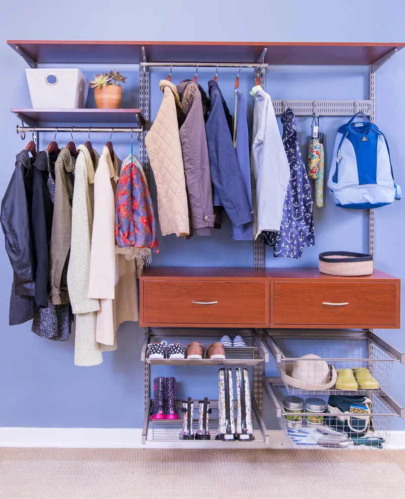 Mudroom and Entryway Organization by Organized Living - Photo 29