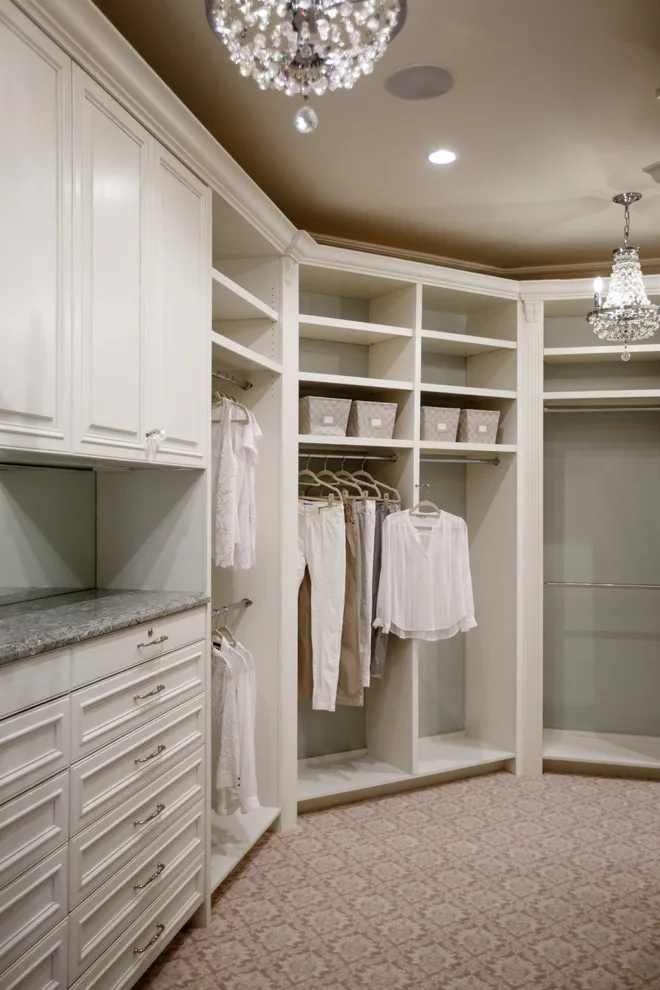Stylish Tailored Master Bedroom Closet by Jacksonville Organizer - Organized Home / Office - Photo 10