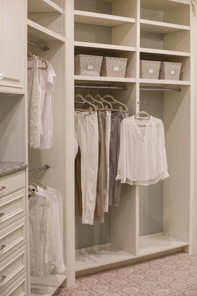 Stylish Tailored Master Bedroom Closet by Jacksonville Organizer - Organized Home / Office - Photo 3