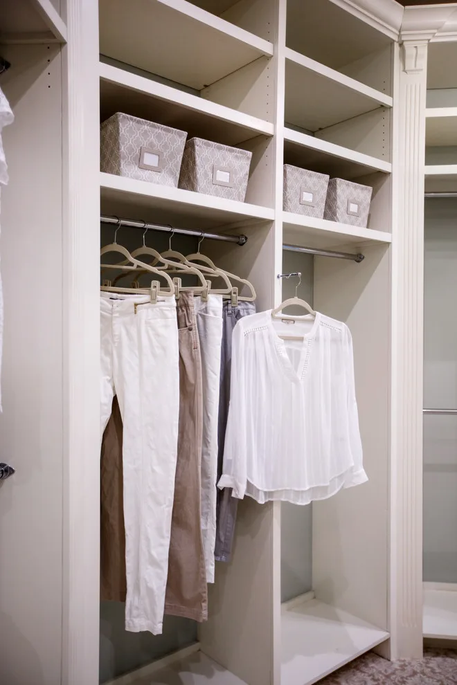 Stylish Tailored Master Bedroom Closet by Jacksonville Organizer - Organized Home / Office - Photo 4