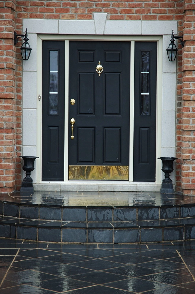 Black Slate Paving Patterns - Terrace by Land Architects, Inc. - Photo 2