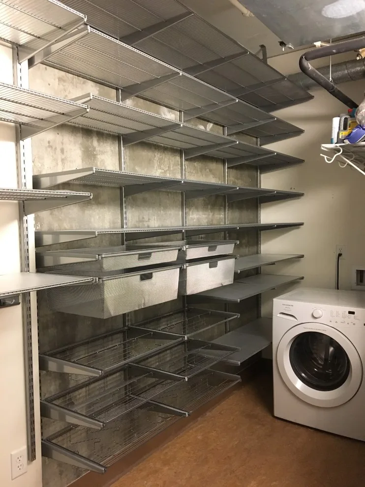 Urban Nursery Storage and Laundry Area by Abbey Claire Professional Organizing - Photo 2