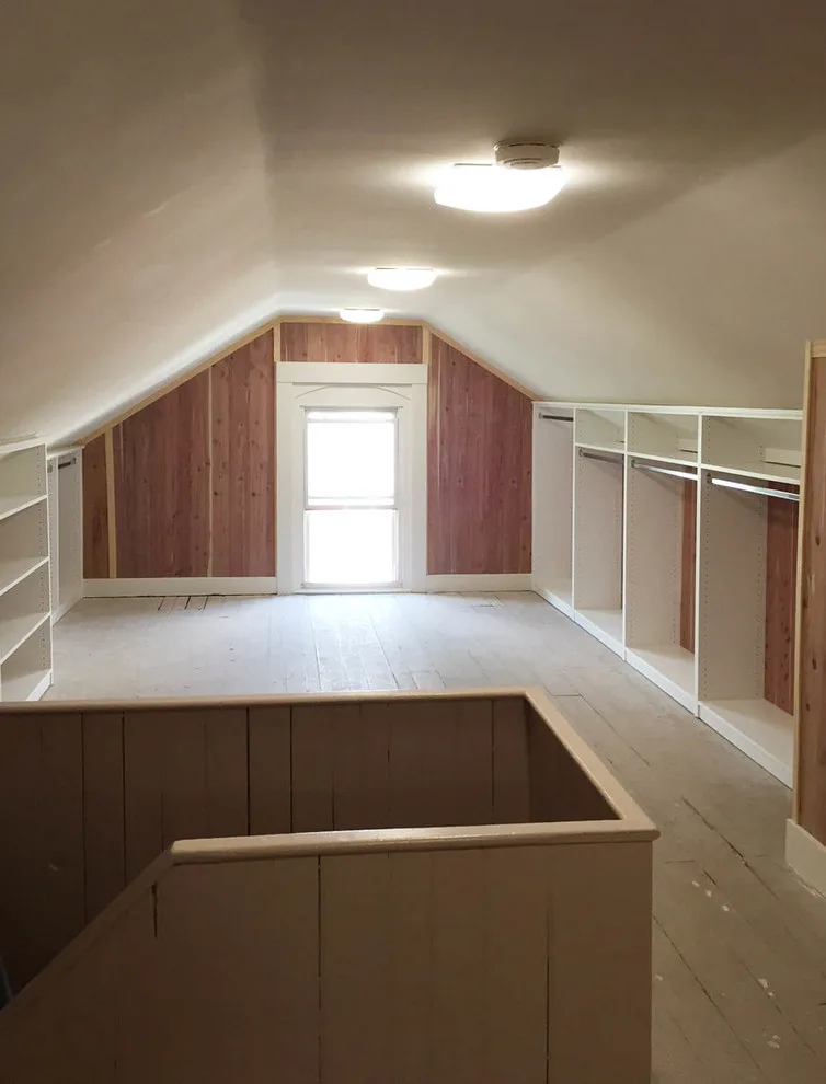 Renovated Attic Master Closet by Jessica Earley - Photo 7