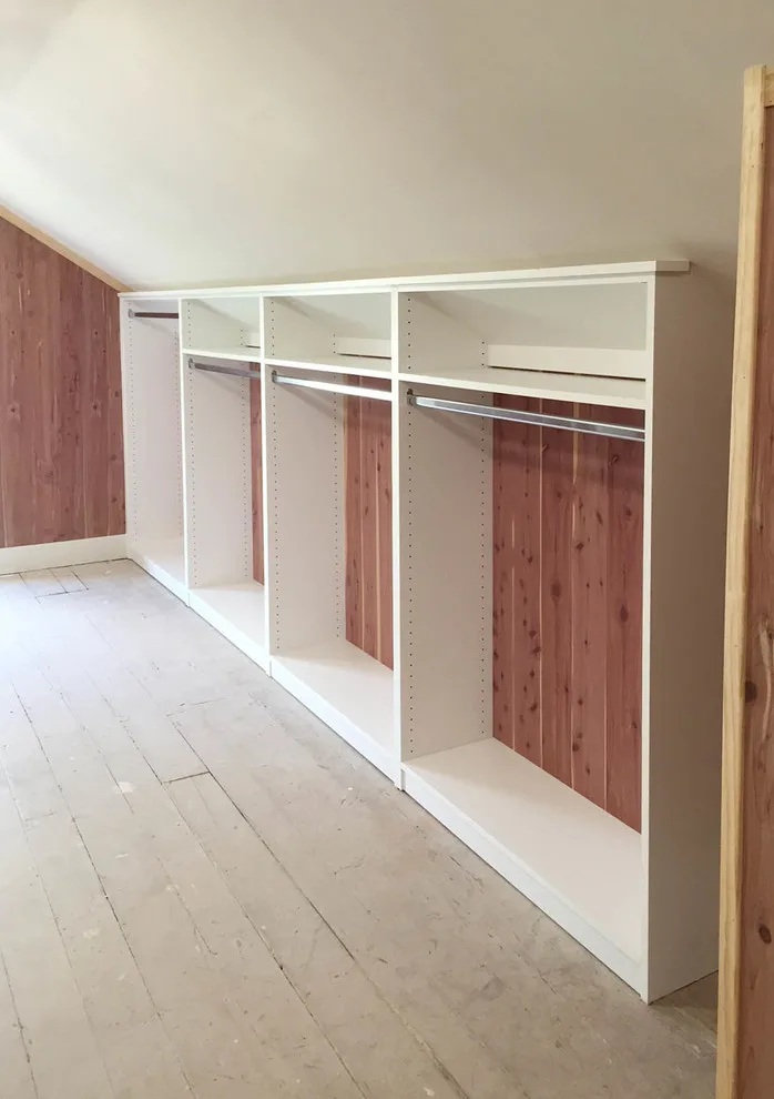 Renovated Attic Master Closet by Jessica Earley - Photo 3