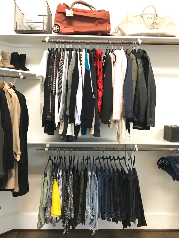 Conroe New Construction Main Closet by Organized Life Design - Photo 3