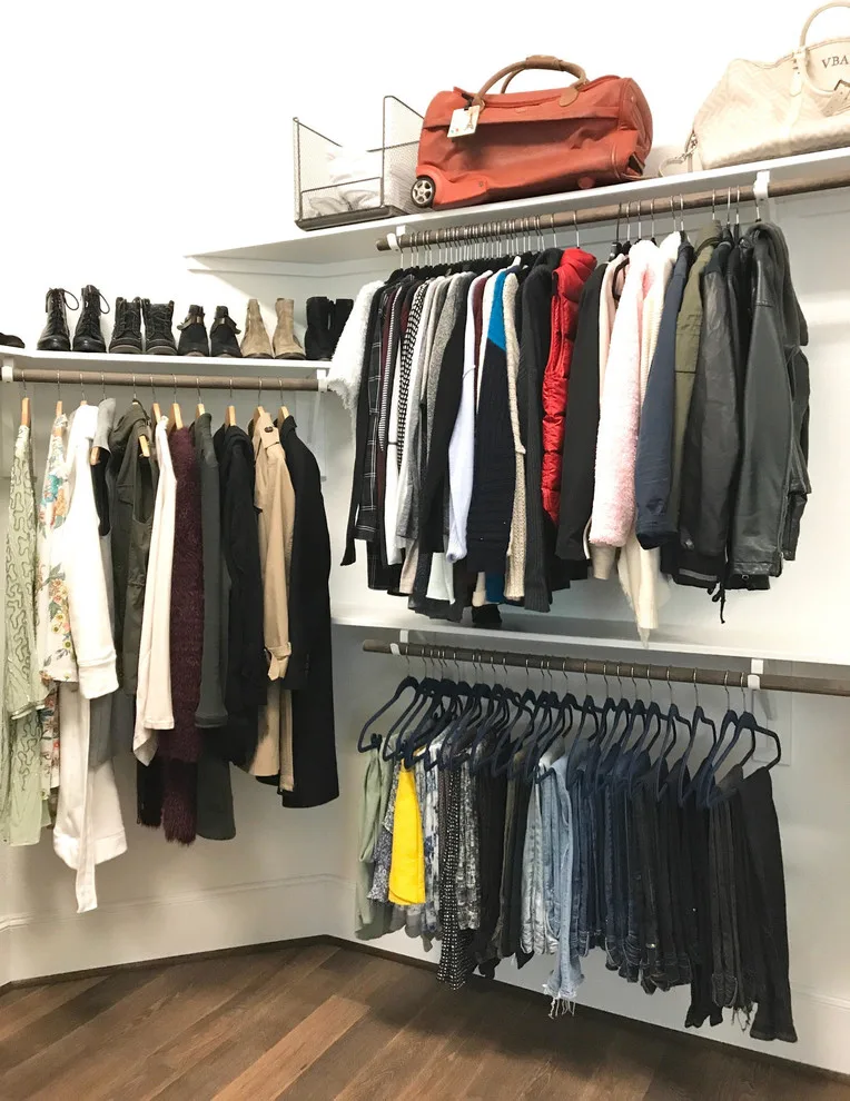 Conroe New Construction Main Closet by Organized Life Design - Photo 17