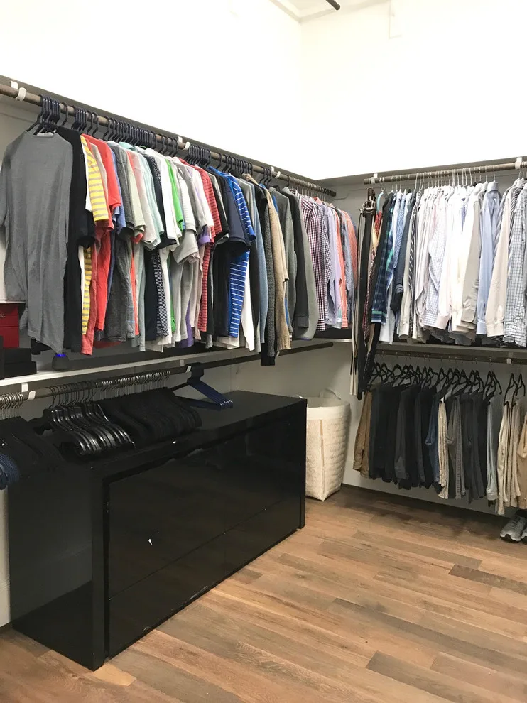 Conroe New Construction Main Closet by Organized Life Design - Photo 16