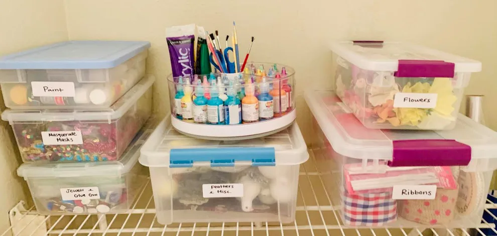 Craft Space Arrangement by Professional Organizer New Orleans - Photo 9