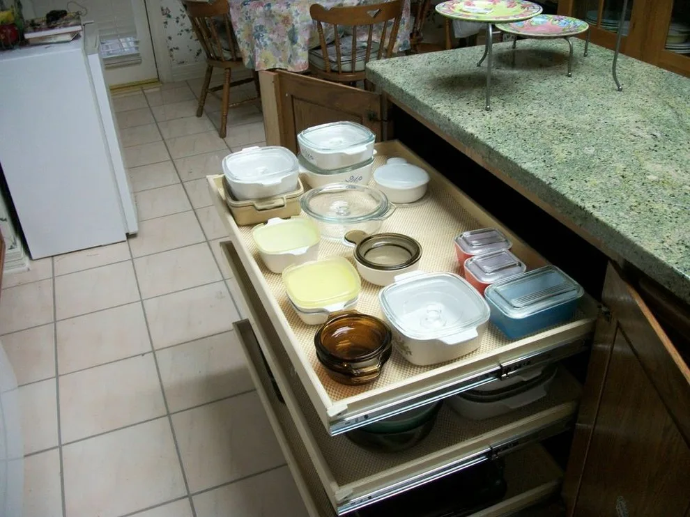 Triple Pull-Out Shelves in a Cabinet by ShelfGenie Of Columbus - Photo 11
