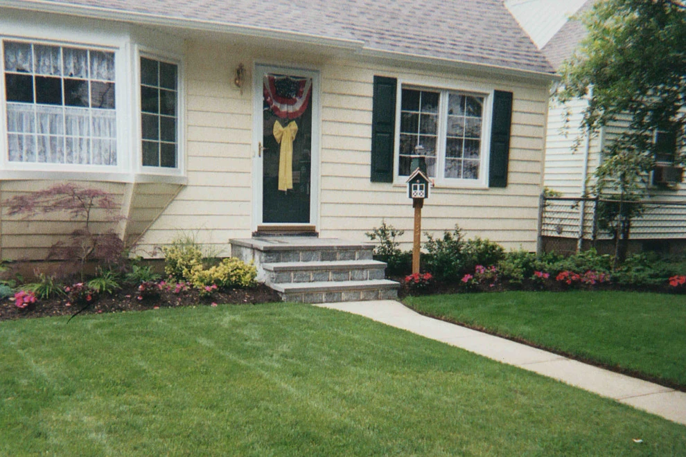 Foundation planting front yard landscape design by Joseph Matthew Landscape Inc Design & Build - Photo 2