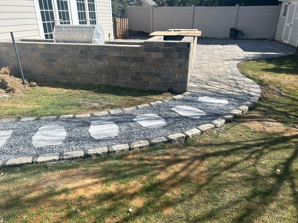 Outdoor Kitchen, Patio, Walkway and Landscape by Joseph Matthew Landscape Inc Design & Build - Photo 5