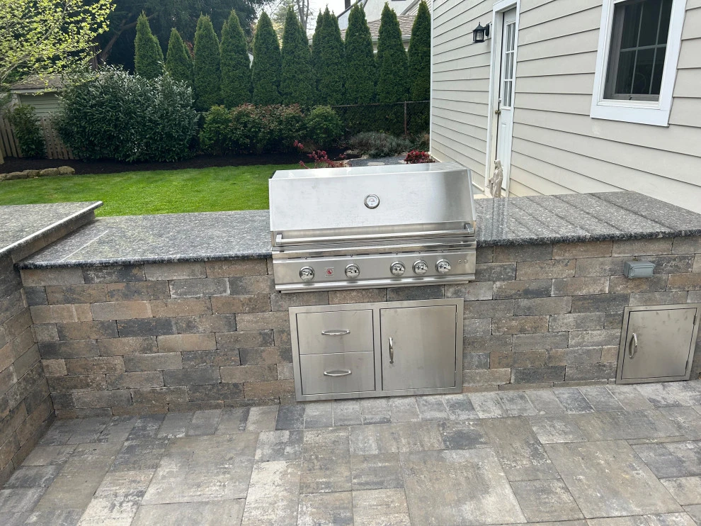 Outdoor Kitchen, Patio, Walkway and Landscape by Joseph Matthew Landscape Inc Design & Build - Photo 4