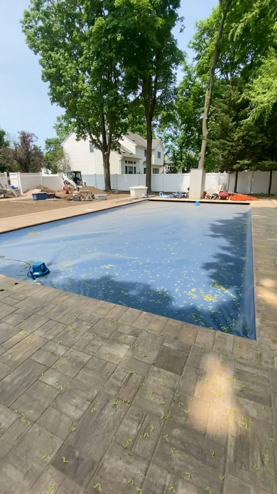 Kings Park | New Paver Patio and Pool by Joseph Matthew Landscape Inc Design & Build - Photo 2