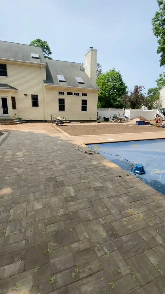 Kings Park | New Paver Patio and Pool by Joseph Matthew Landscape Inc Design & Build - Photo 3