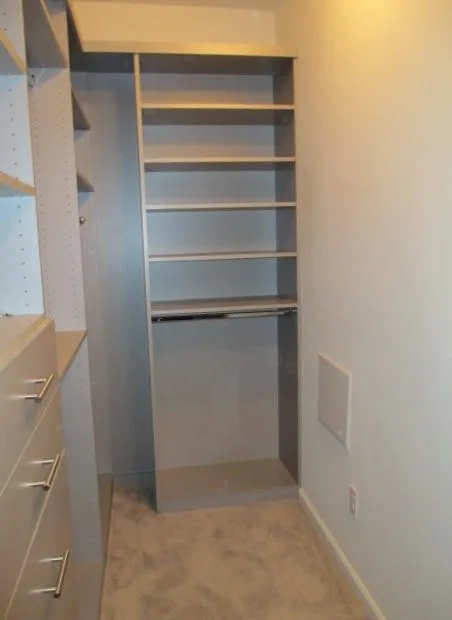 Contemporary Gray Walk-in Wardrobe by Closet Solutions - Photo 3