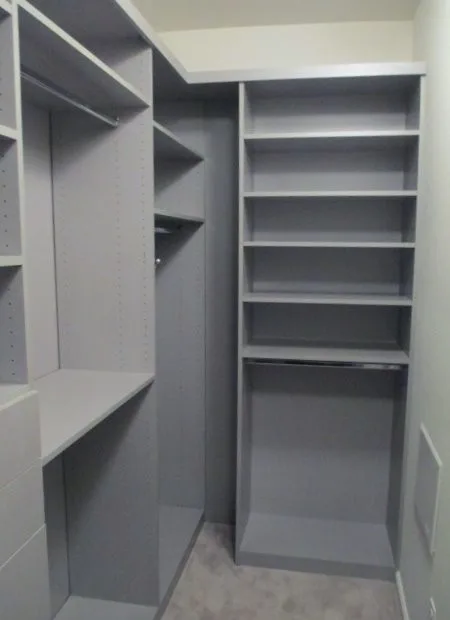 Contemporary Gray Walk-in Wardrobe by Closet Solutions - Photo 5